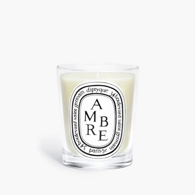 Ambre (Bernstein) – klassische Kerze