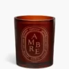 Ambre (Bernstein) – mittelgroße Kerze