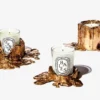 Mittlerer Kerzenhalter aus Goldbronze – für klassische Kerzen Mittlerer Kerzenhalter aus Goldbronze – für klassische Kerzen