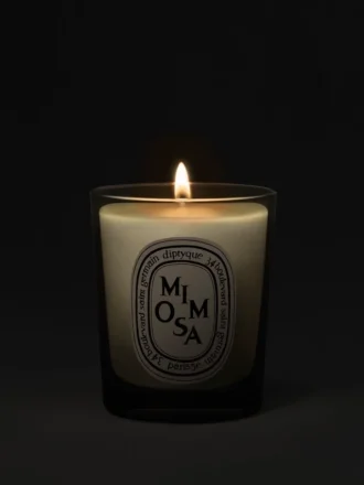 Mimosa – kleine Kerze
