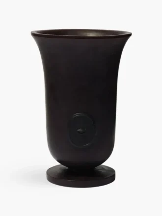 Schwarze Medicis-Vase – groß
