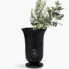 Schwarze Medicis-Vase – groß Schwarze Medicis-Vase – groß