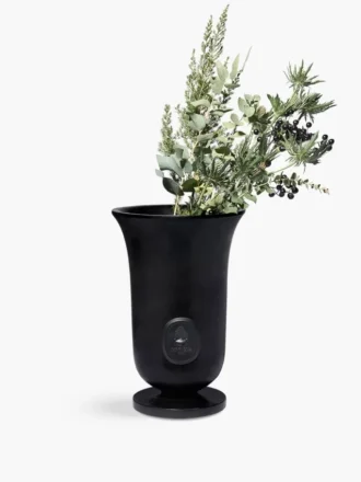 Schwarze Medicis-Vase – groß