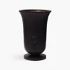 Schwarze Medicis-Vase – groß Schwarze Medicis-Vase – groß