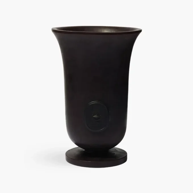 Schwarze Medicis-Vase – groß Schwarze Medicis-Vase – groß